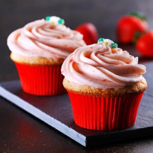 Strawberry cupcakes