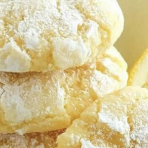 Dozen Gooey Butter Lemon Cookies