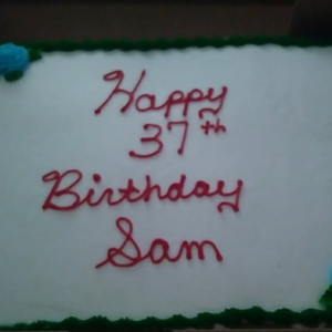 Full Sheet Birthday Cake