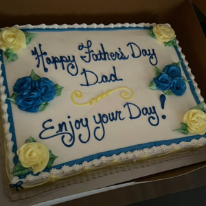 Full Sheet Father’s Day Cake